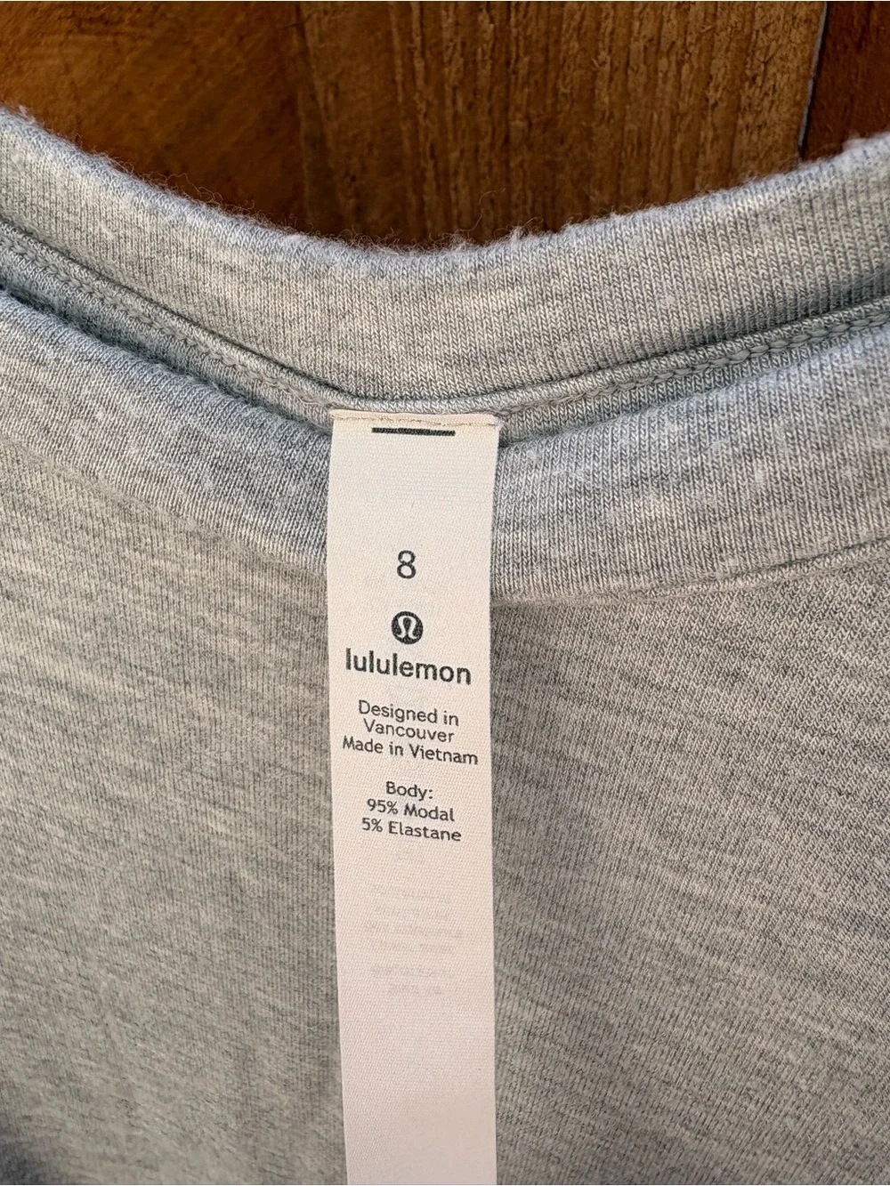 lululemon athletica Light Heather Grey Long-Sleeve Crew